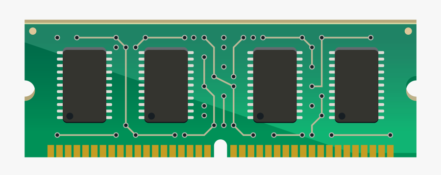 Notebook Ram Module Png Clipart - Computer Memory Clip Art, Transparent Clipart