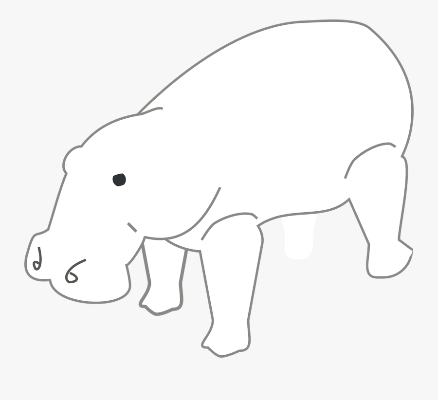 Hippopotamus, Transparent Clipart