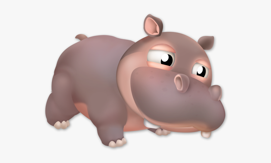 Hay Day Wiki - Hay Day Baby Hippo, Transparent Clipart