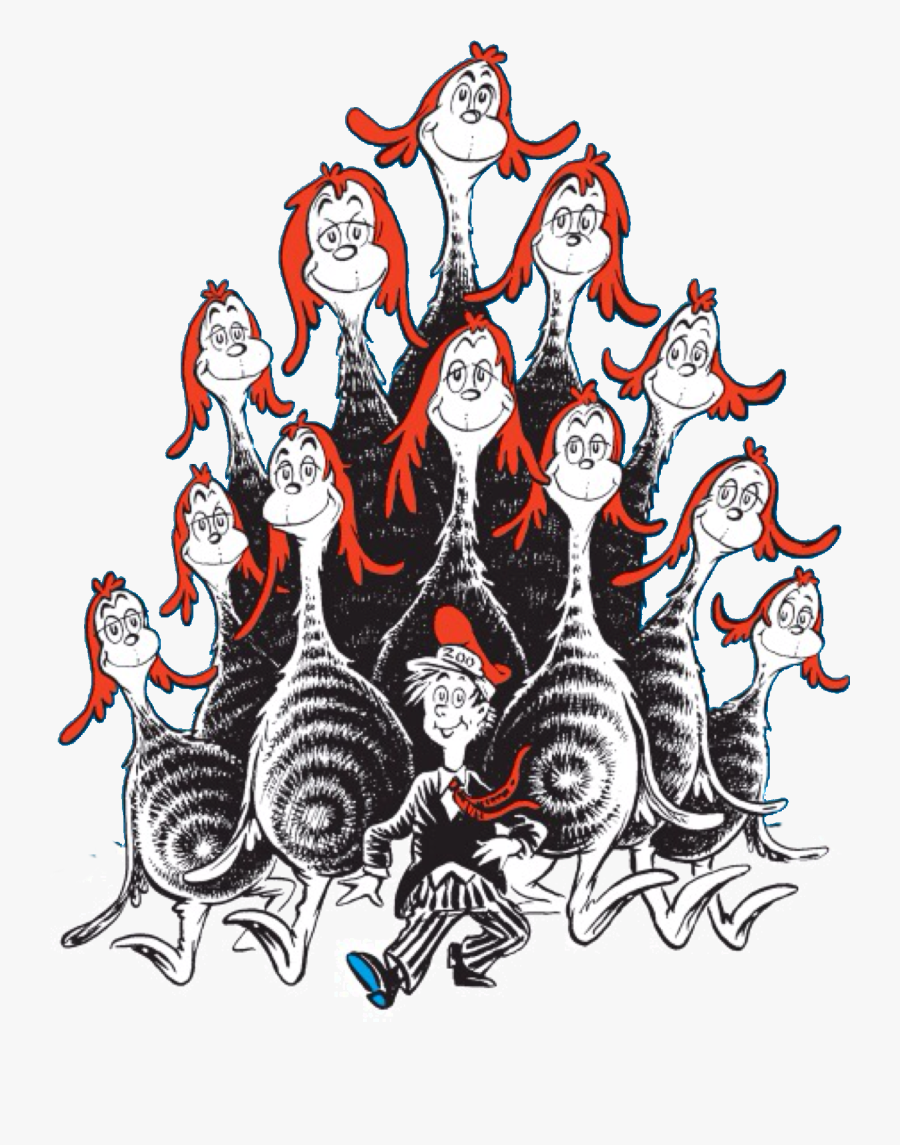 Dr Seuss Clipart Hippo Thing - Cartoon, Transparent Clipart