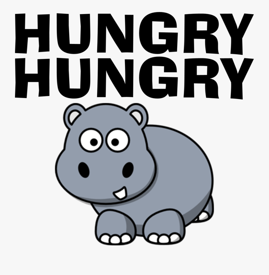Clipart Hippo Hungry Hippo - Cartoon Hippo, Transparent Clipart