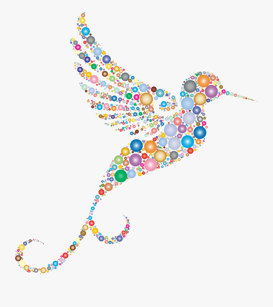 Png Transparent Download Prismatic Circles No Background - Hummingbird Images Public Domain, Transparent Clipart