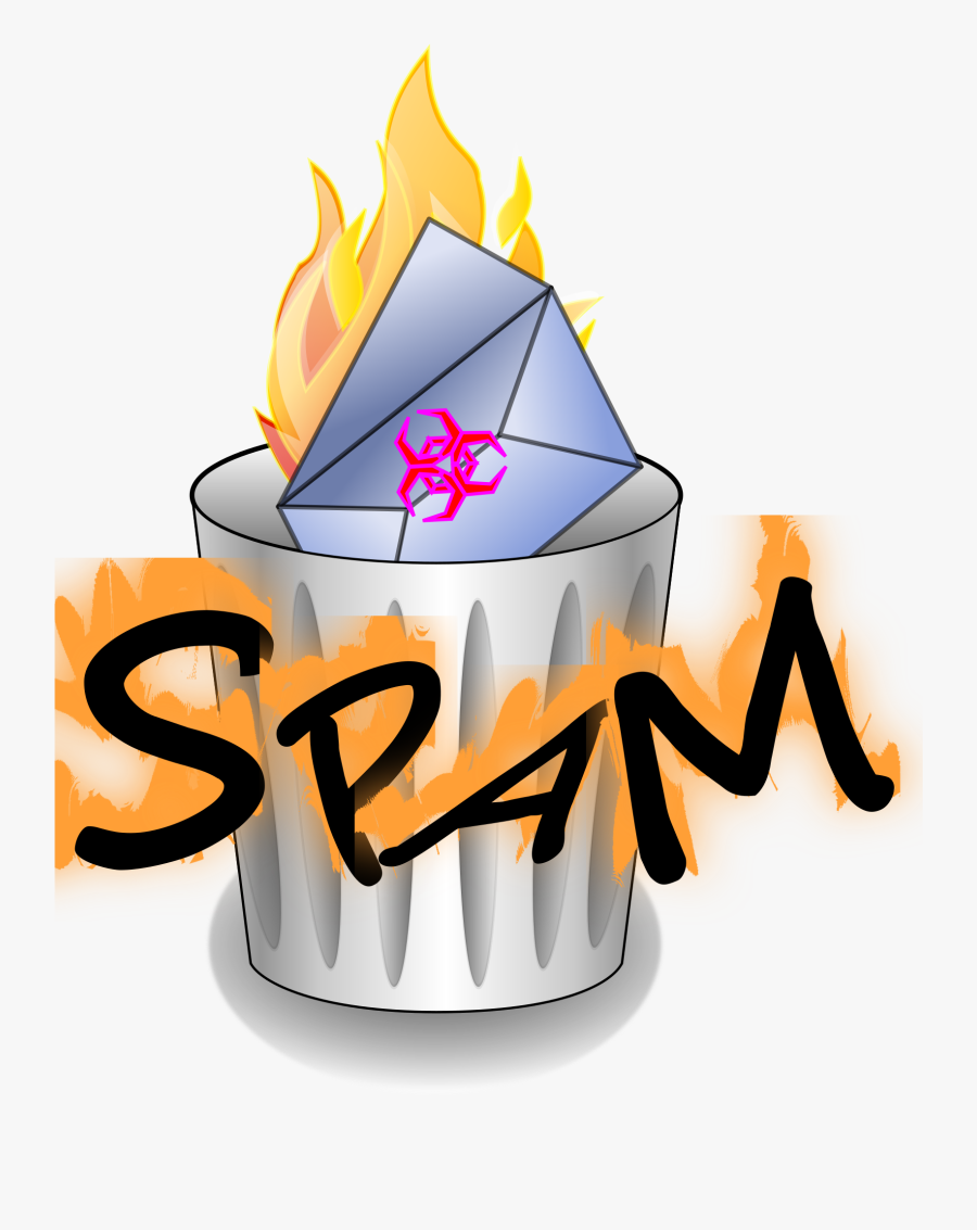 Trash Spam, Transparent Clipart