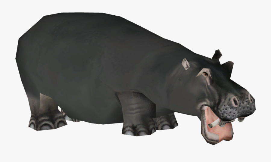 Clip Art Hippopotamus Gorgops - Zoo Tycoon 2 Miocene Madness, Transparent Clipart