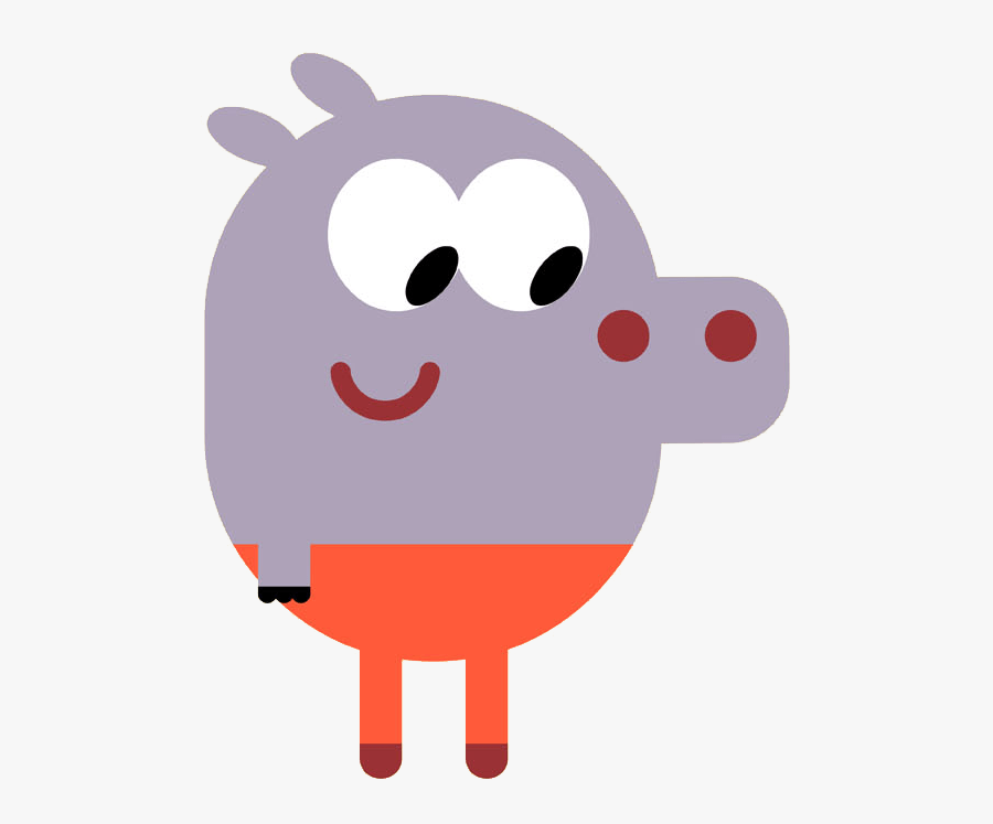 Roly The Hippo - Hey Duggee Characters Roly, Transparent Clipart
