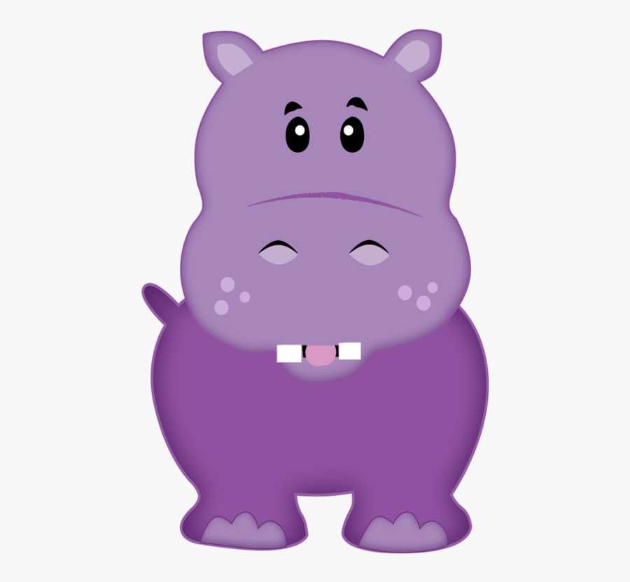 Transparent Hippo Clipart - Bebes Dibujo De Hipopotamos, Transparent Clipart