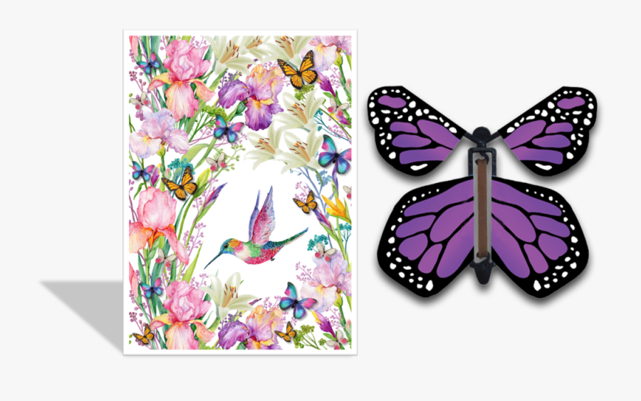 Pink Flying Butterfly, Transparent Clipart