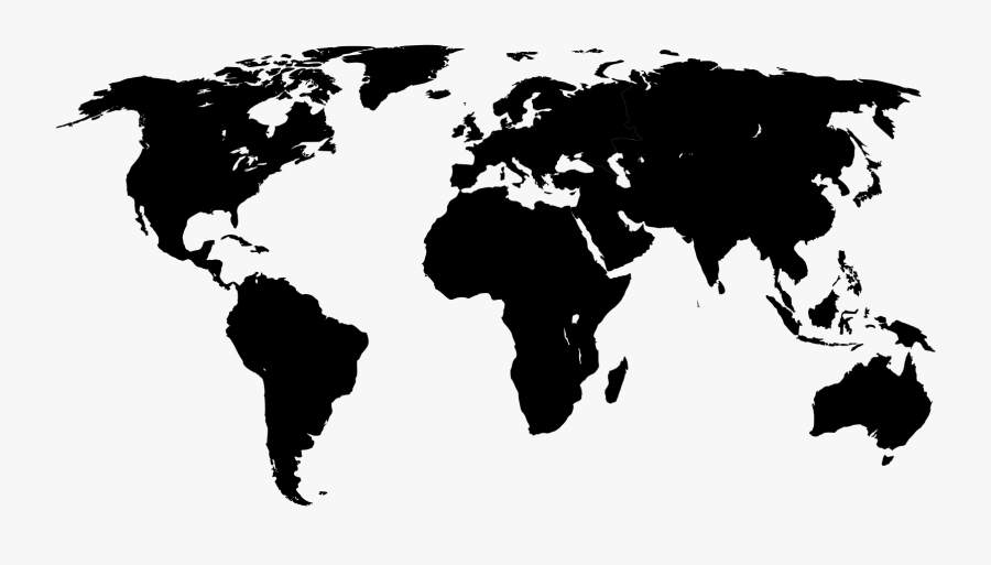 World Map Clip Art - Side Does The World Drive, Transparent Clipart