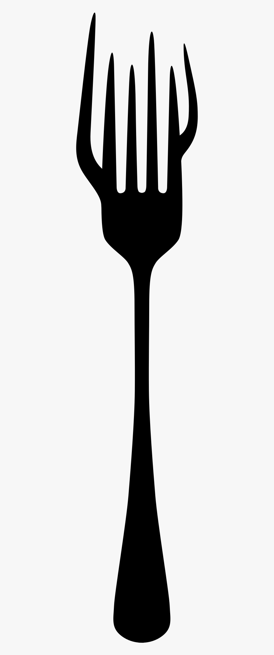 Fork And Open Source Clip Arts - Silhouette, Transparent Clipart