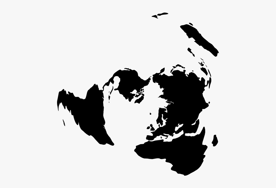 North Pole Map Vector, Transparent Clipart