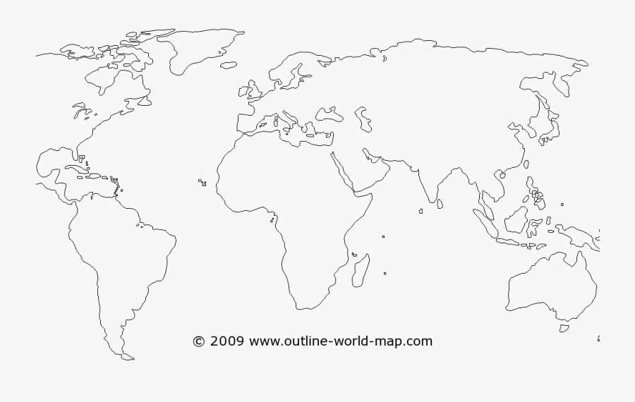 Transparent Thailand Map Clipart - Transparent Blank World Map, Transparent Clipart