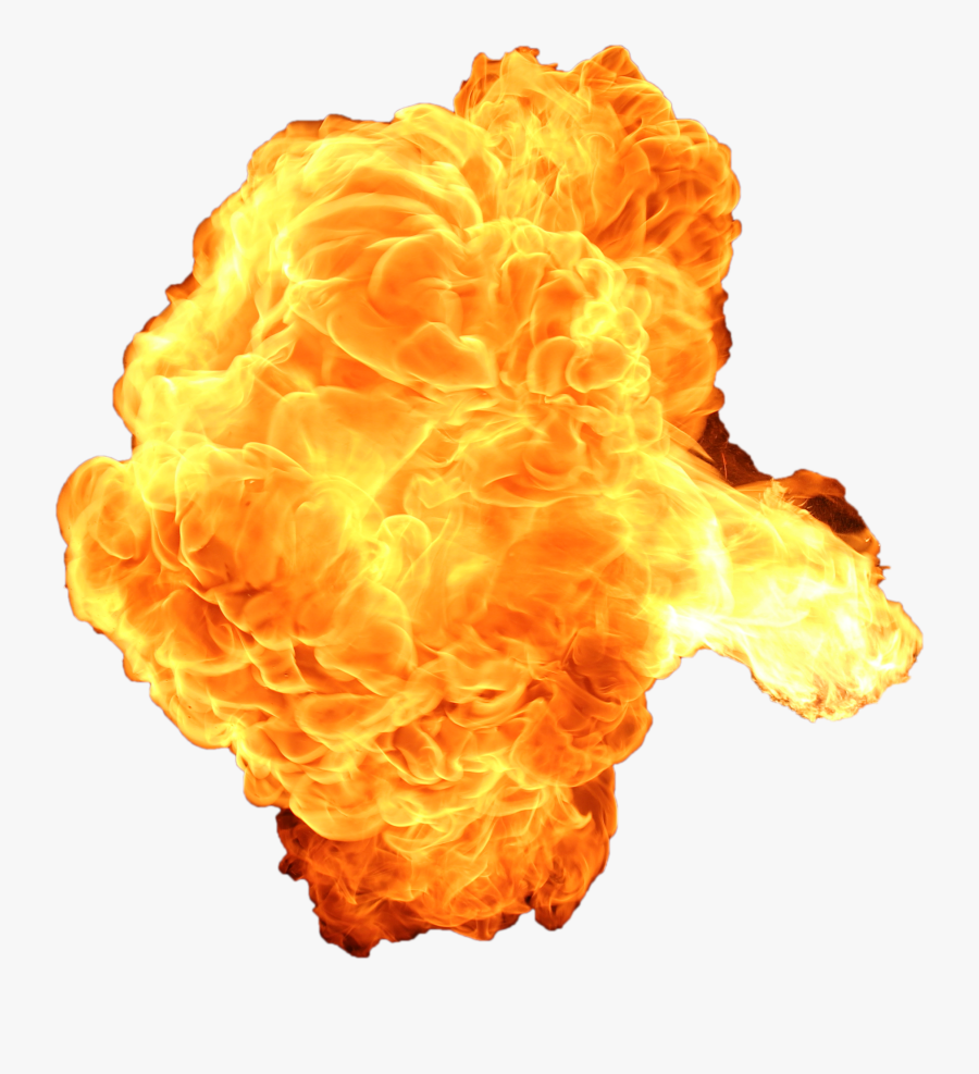 Big Explosion With Fire And Smoke - Explosion Transparent Background, Transparent Clipart
