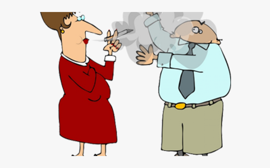 Tobacco Clipart Second Hand Smoke - Cartoon Hand Second Hand Smoking, Transparent Clipart