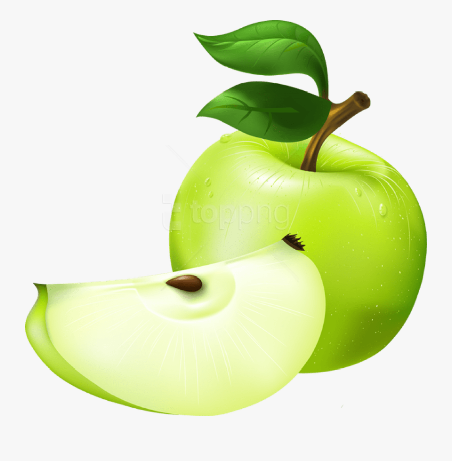 Green Apple Png Photos - Green Apple Png Transparent, Transparent Clipart
