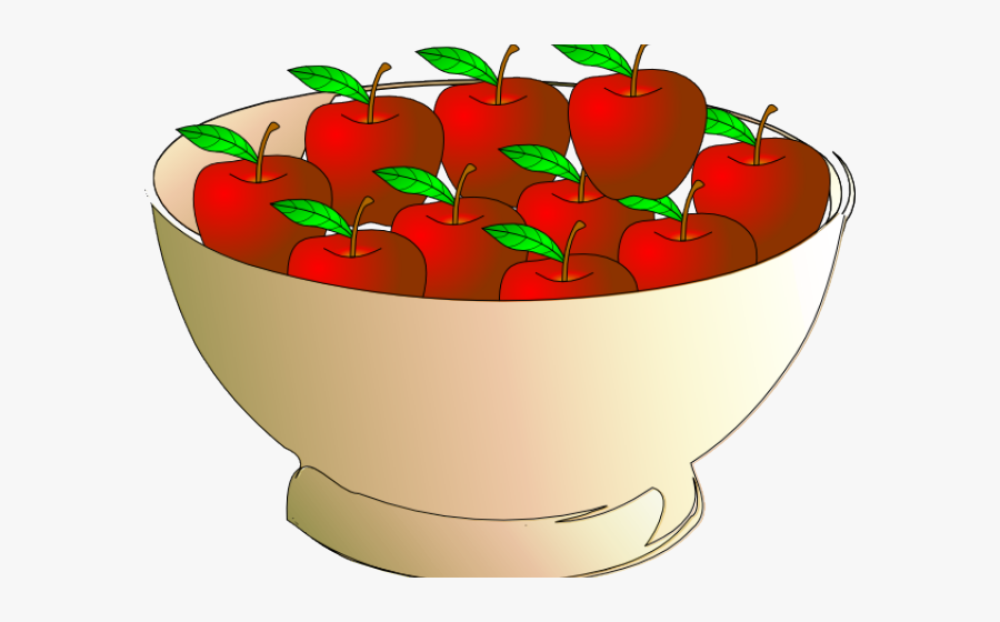 Bowl 10 Apple Clip Art At Clker - Apple Clip Art, Transparent Clipart
