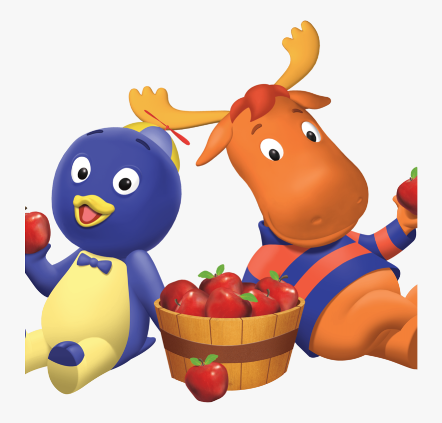 Tyrone And Pablo Enjoying Apples Backyardigans Tyrone , Free