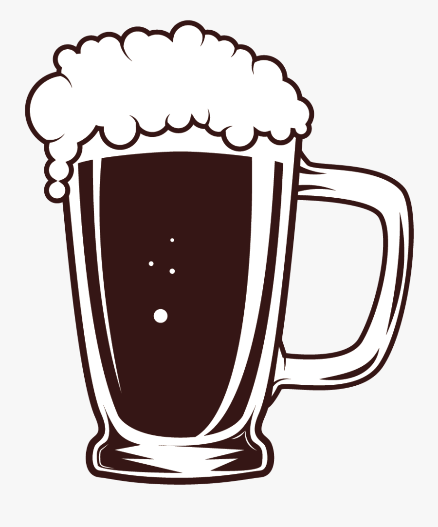 Mug Beer Vector Coffee Cup Hd Image Free Png Clipart - Vector Beer Glass Png, Transparent Clipart
