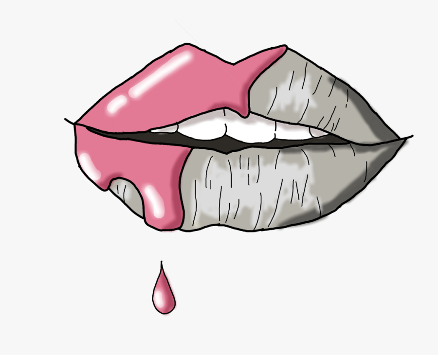 Transparent Pink Lips Clipart - Lips Picsart, Transparent Clipart