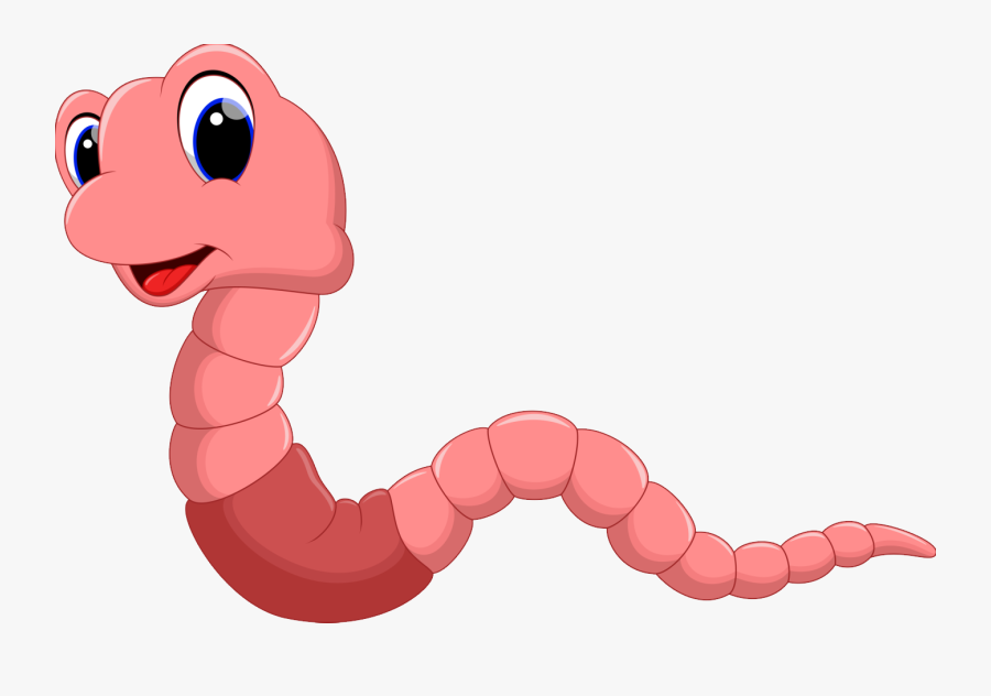 50792 - Cartoon Worm, Transparent Clipart