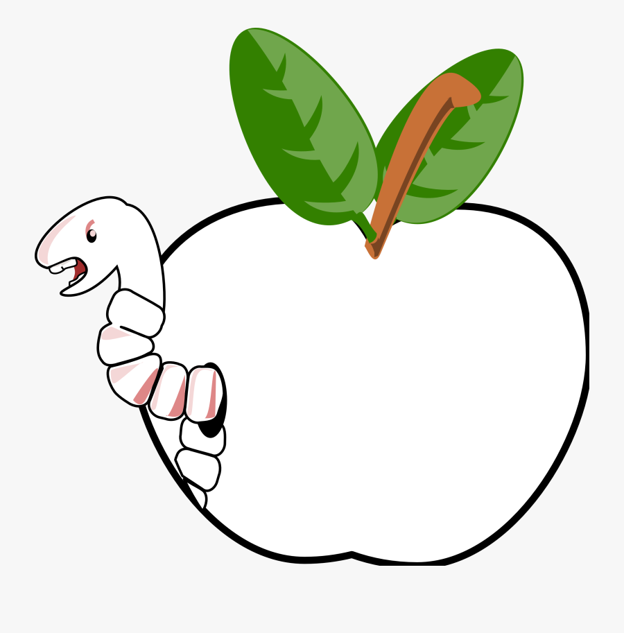 Cartoon Apple, Transparent Clipart