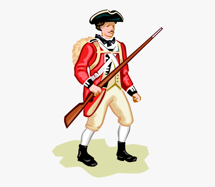 Clip Art British Soldiers Clipart - Revolutionary War Soldier Clipart, Transparent Clipart