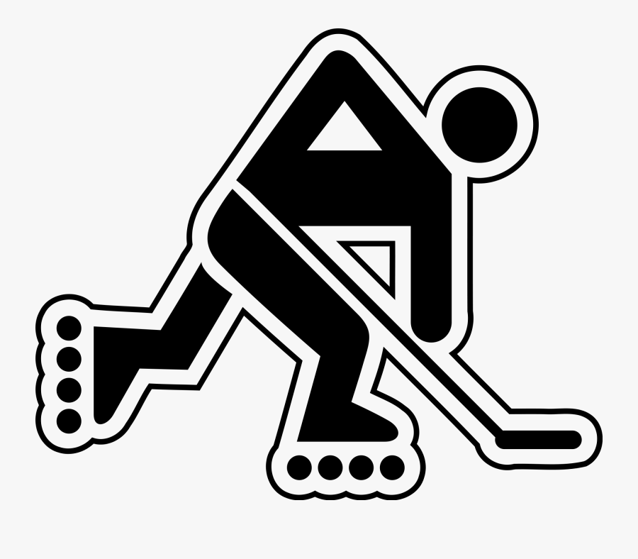 Hockey Clip 5, Buy Clip Art - Roller Hockey Logo, Transparent Clipart