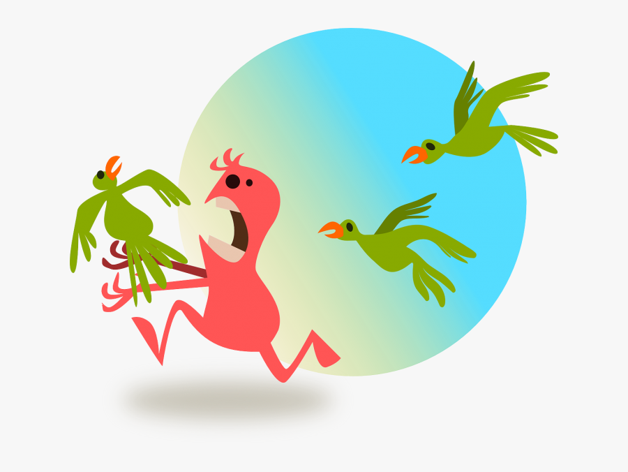 Bird Worm Catch Funny Monster Transparent Png Images - Cartoon Quotes, Transparent Clipart