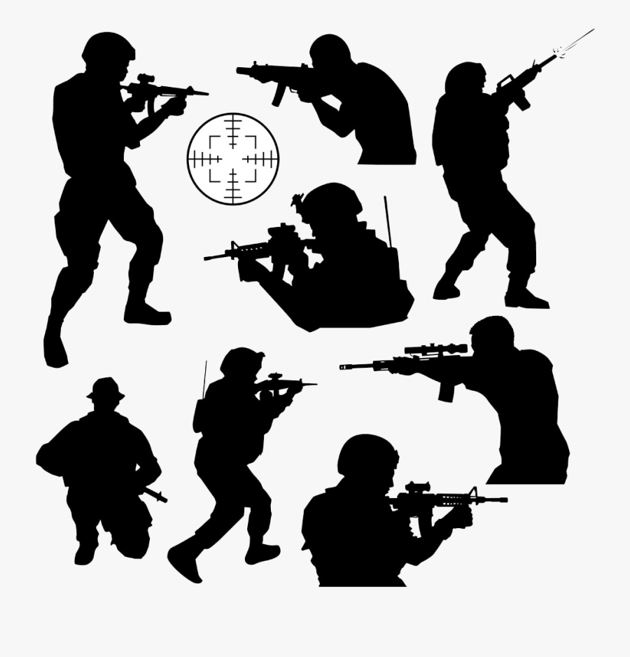 Body Combat Soldier Clip Art Buckle Creative Ⓒ - Soldiers Fighting Clip Art, Transparent Clipart