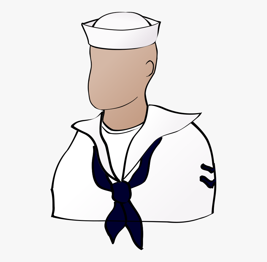 Navy Clipart Soldiers - Draw A Navy Sailor, Transparent Clipart