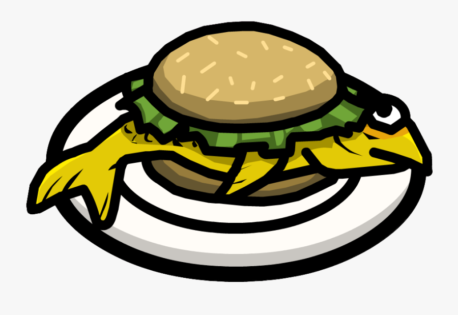 Transparent Hamburguesa Dibujo Png - Fish Fry Sandwich Cartoon, Transparent Clipart