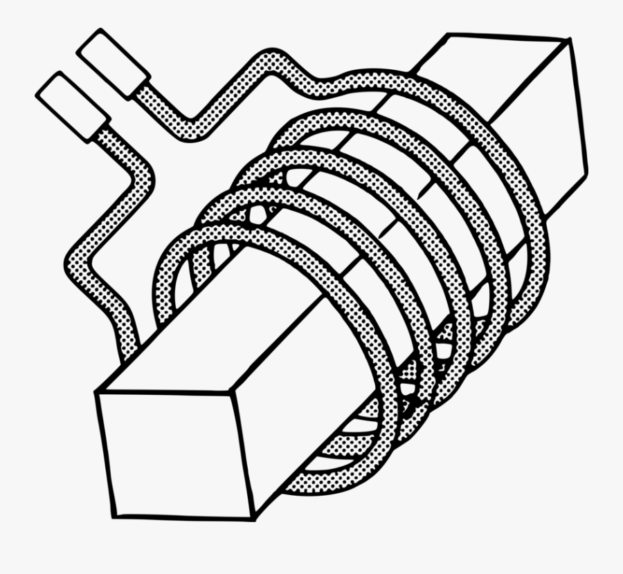 Inductor Photo In Black And White, Transparent Clipart