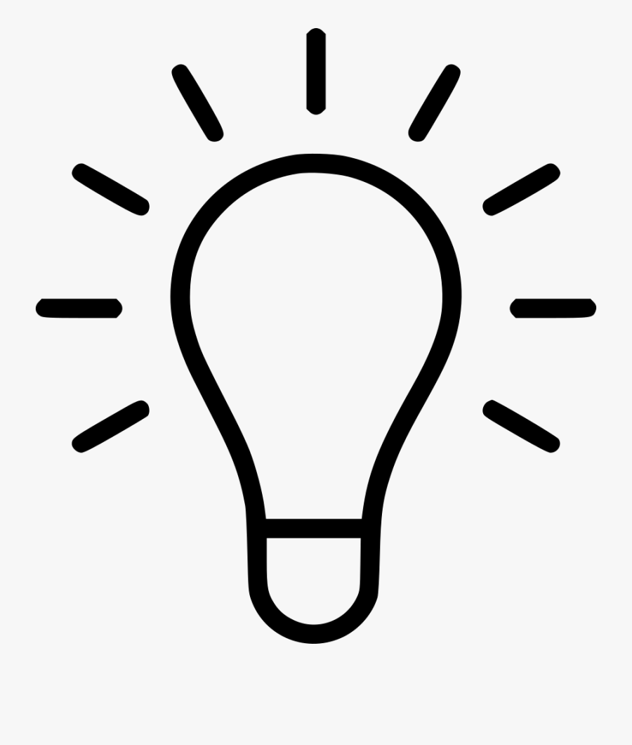 Lightbulb Idea Free Business Icons Svg Psd Png Eps - Question Mark Light Bulb, Transparent Clipart