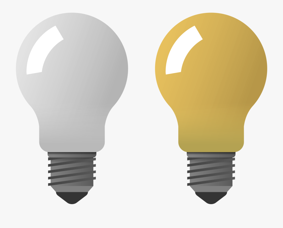 Light Bulbs Clip Art Download - Clipart Bulb On And Off Png, Transparent Clipart