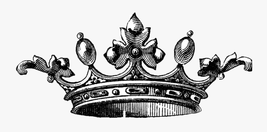 Drawing Crown Of Queen Elizabeth The Queen Mother Clip - Crown Vector Vintage Png, Transparent Clipart