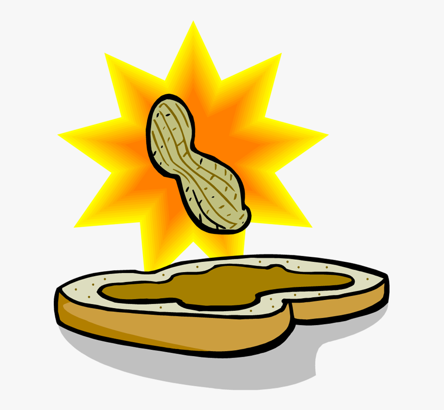 Plain Peanut Butter Sandwich Clipart - Peanut Butter Sandwich Clipart, Transparent Clipart