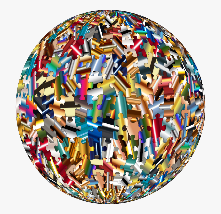 Circle,sprinkles,jigsaw Puzzles - Jigsaw Circle Puzzles, Transparent Clipart