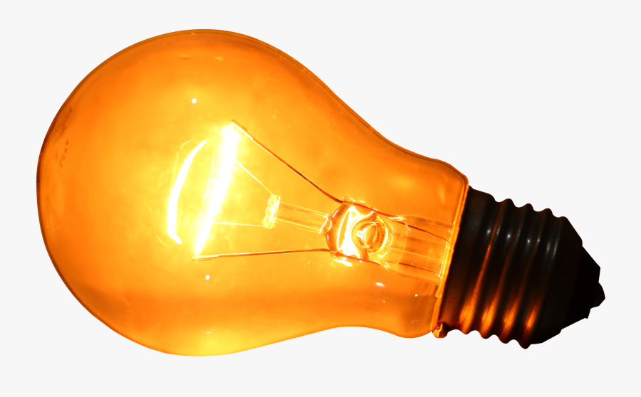 Glowing Bulb Clipart - Bulb Png, Transparent Clipart