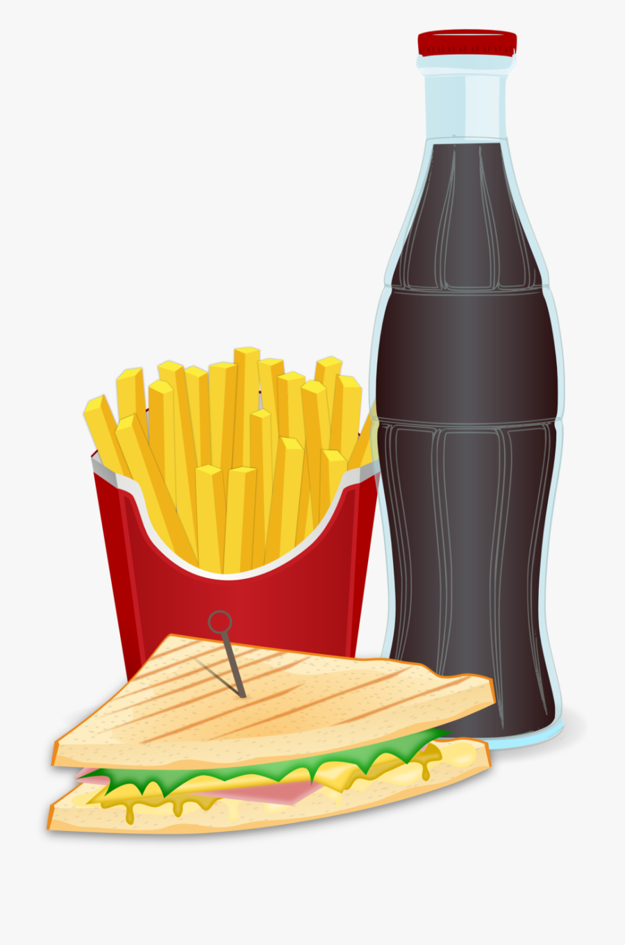 Sandwich Menu - Fast Food Bad Png, Transparent Clipart