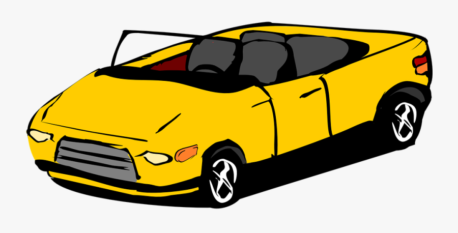 Cars Clipart Convertible - Convertible Clipart, Transparent Clipart