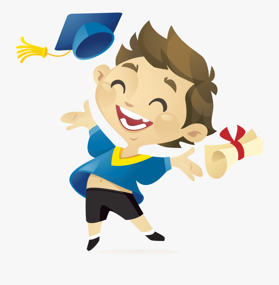 Graduate Clipart Clear Background - Animated Transparent Graduation Gif, Transparent Clipart