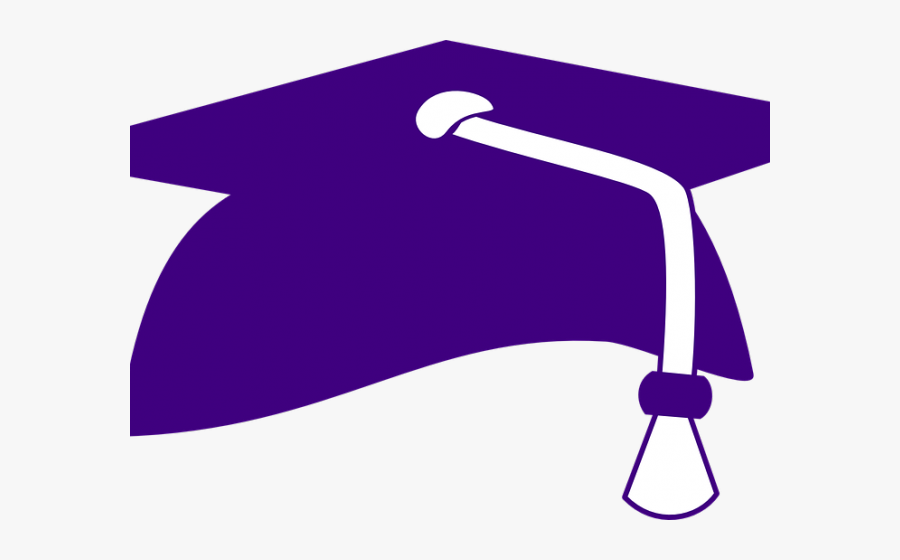 Graduation Clipart Collage - Purple Grad Cap Clipart, Transparent Clipart
