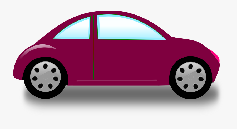 Maroon Car Clipart - Non Living Things Clipart, Transparent Clipart