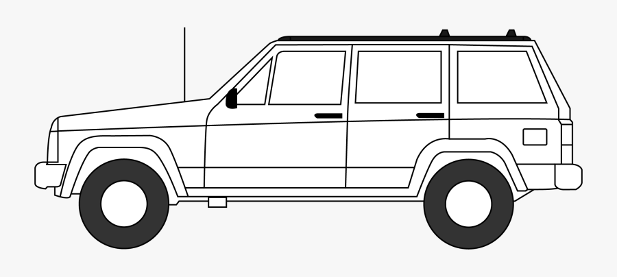 Clip Art Cherokee Comanche Lineart Forum - Jeep Cherokee Xj Png, Transparent Clipart