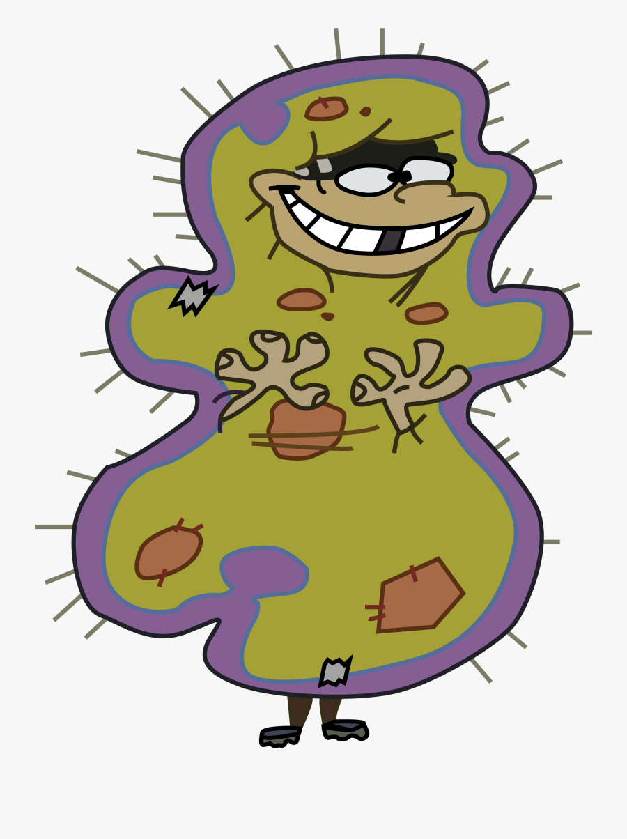 Transparent Cute Germ Clipart - Double Dee As The Bubonic Plague, Transparent Clipart