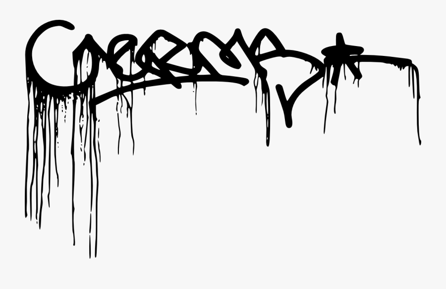 Drip Germs Germ Theory - Graffiti Black And White Png, Transparent Clipart