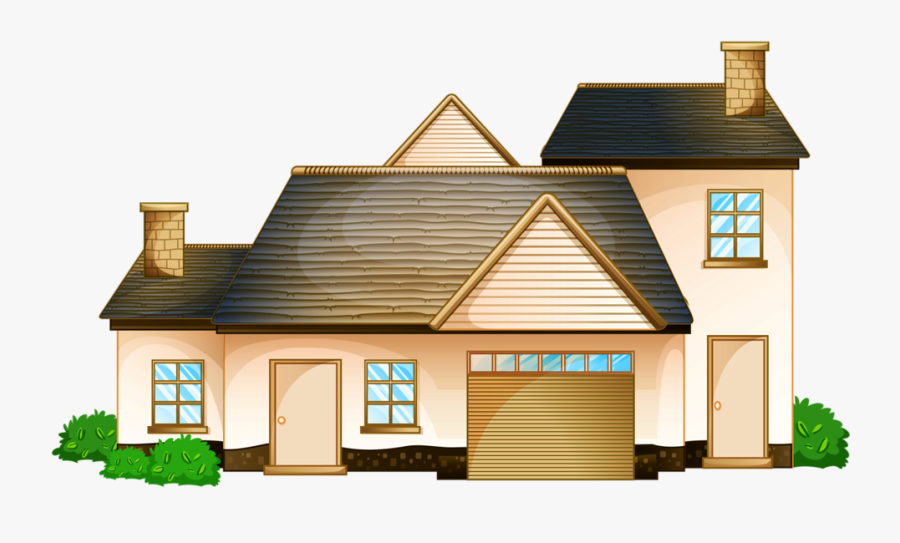 Cartoon House, Transparent Clipart