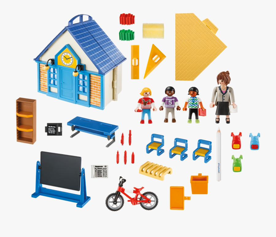 House Pictures Image Group - Playmobil Take Along School House, Transparent Clipart