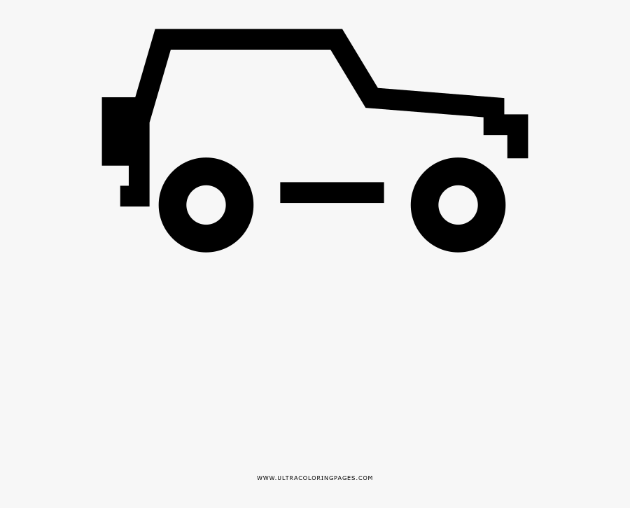 Jeep Renegade Coloring Page - Jeep Wrangler, Transparent Clipart