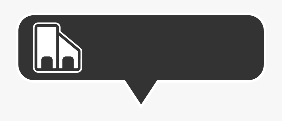 Transparent Black And White Elementary School Clipart - Sign, Transparent Clipart