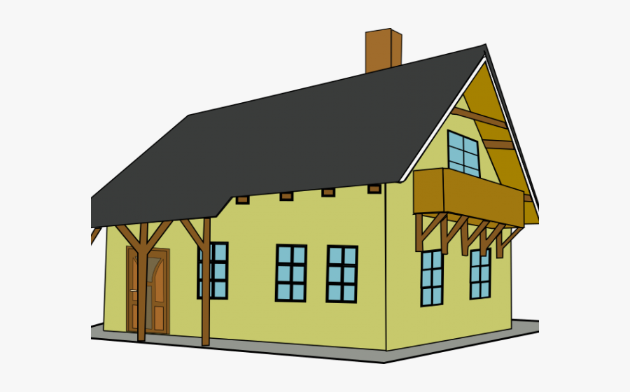House Clipart Colonial - House Clip Art, Transparent Clipart